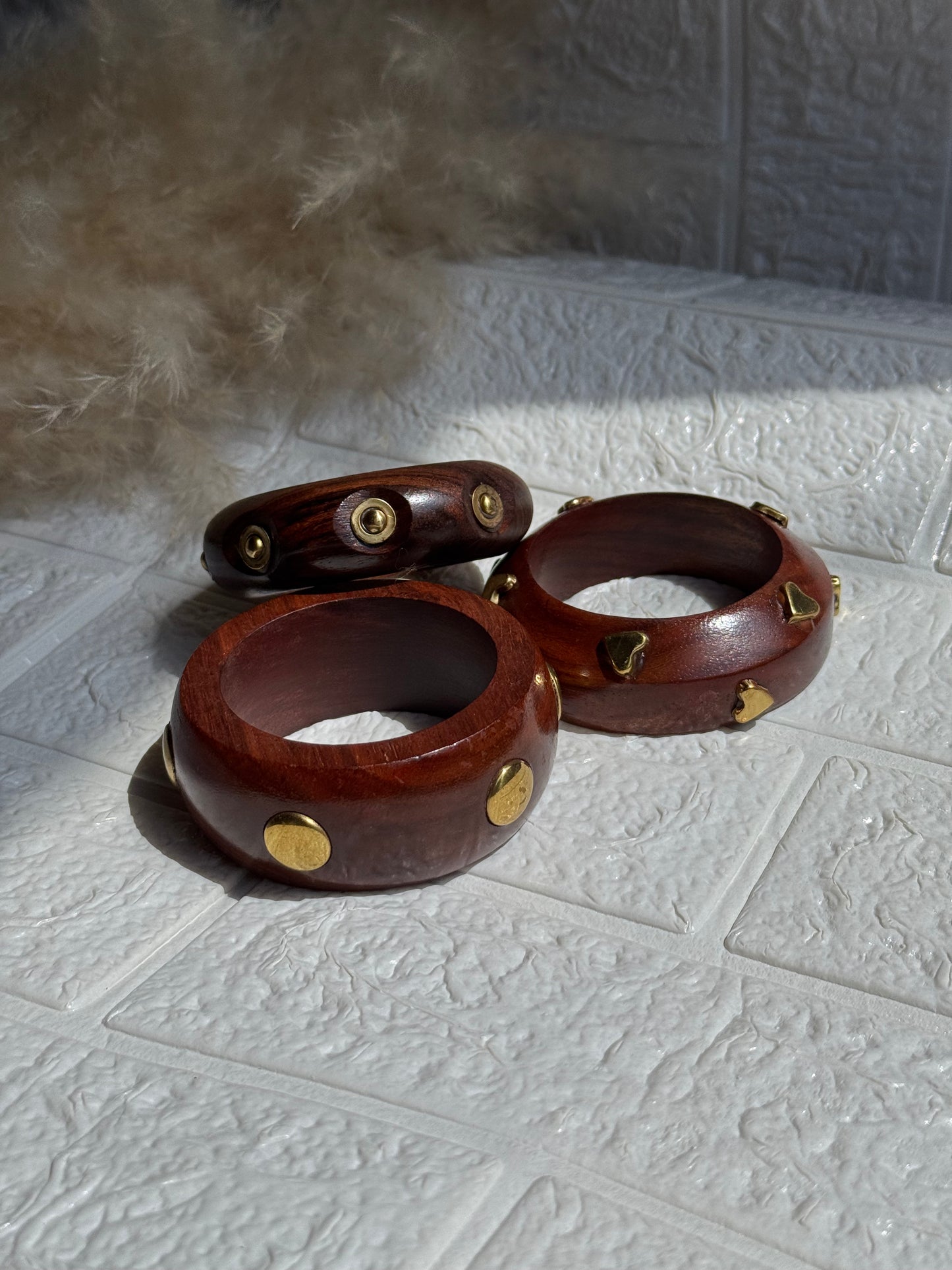 Zariya Wooden Bangles (Set of 3)