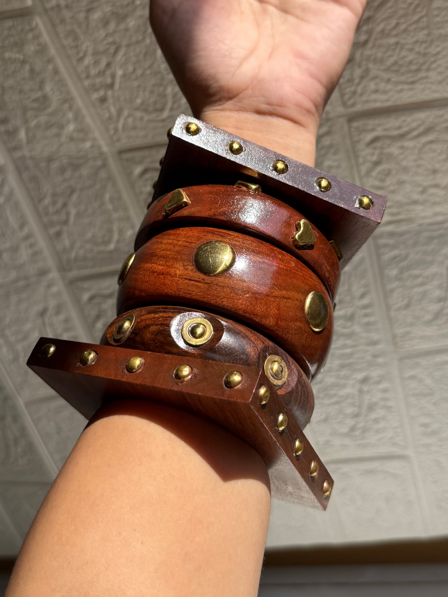 Raw Rebel Wooden Stack (Set of 5)