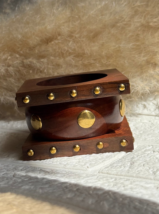 Statement Wooden Stack (Set of 3)